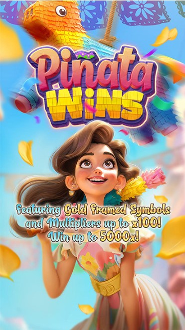 Pinata Wins — Mexican fiesta slot banner